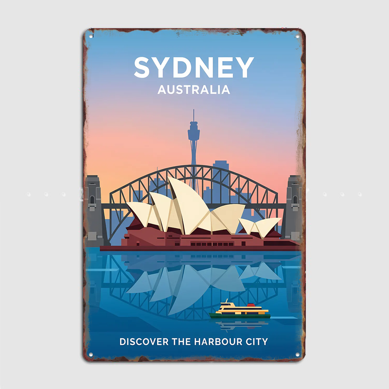 Home Bar Sydney - ملصقات مناظر طبيعية لسيدني أوبرا هاوس
