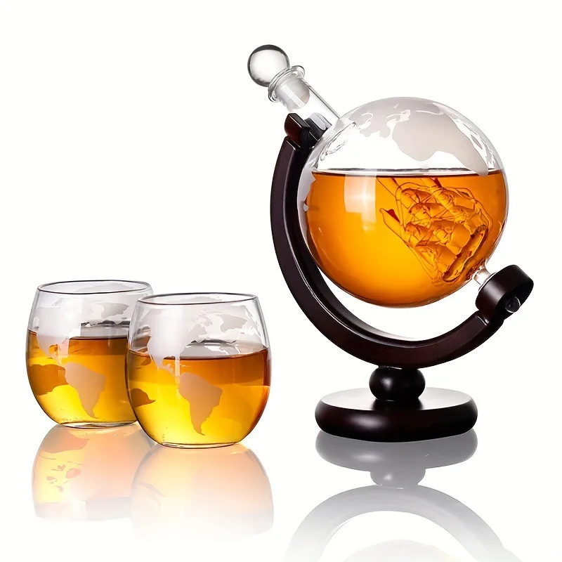طقم ديكانتر ويسكي على شكل كرة  - مراجعة Decanter Globe Set وسعره