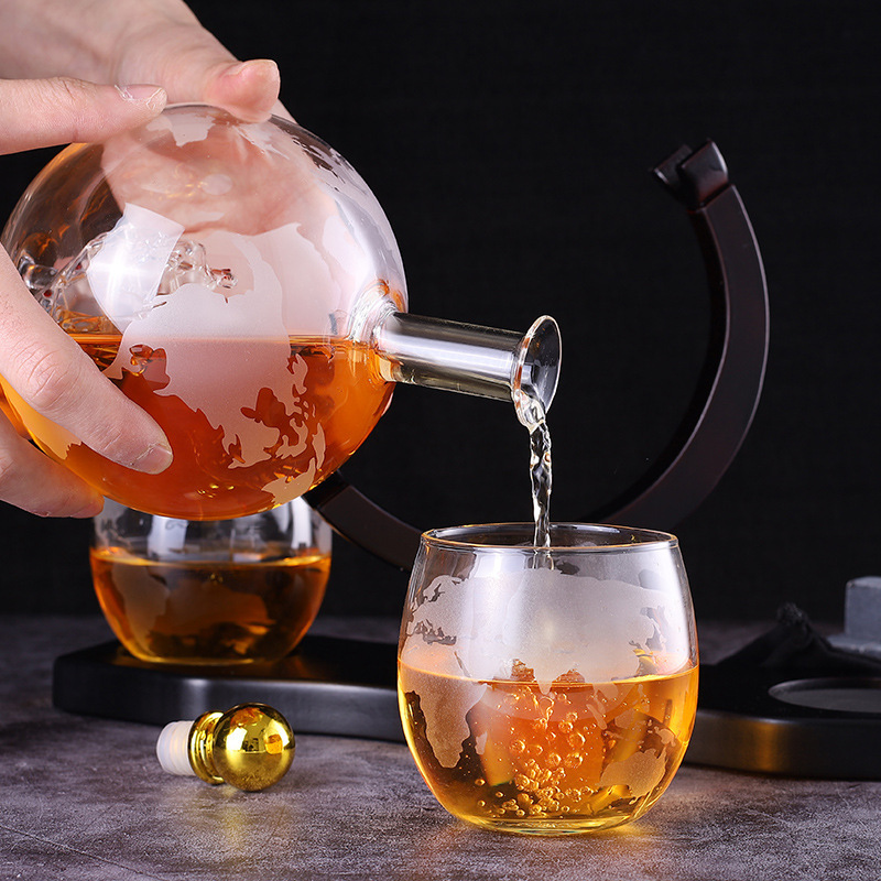 1L الإبداعية غلوب الدورق مجموع - مراجعة Decanter Globe Set وسعره