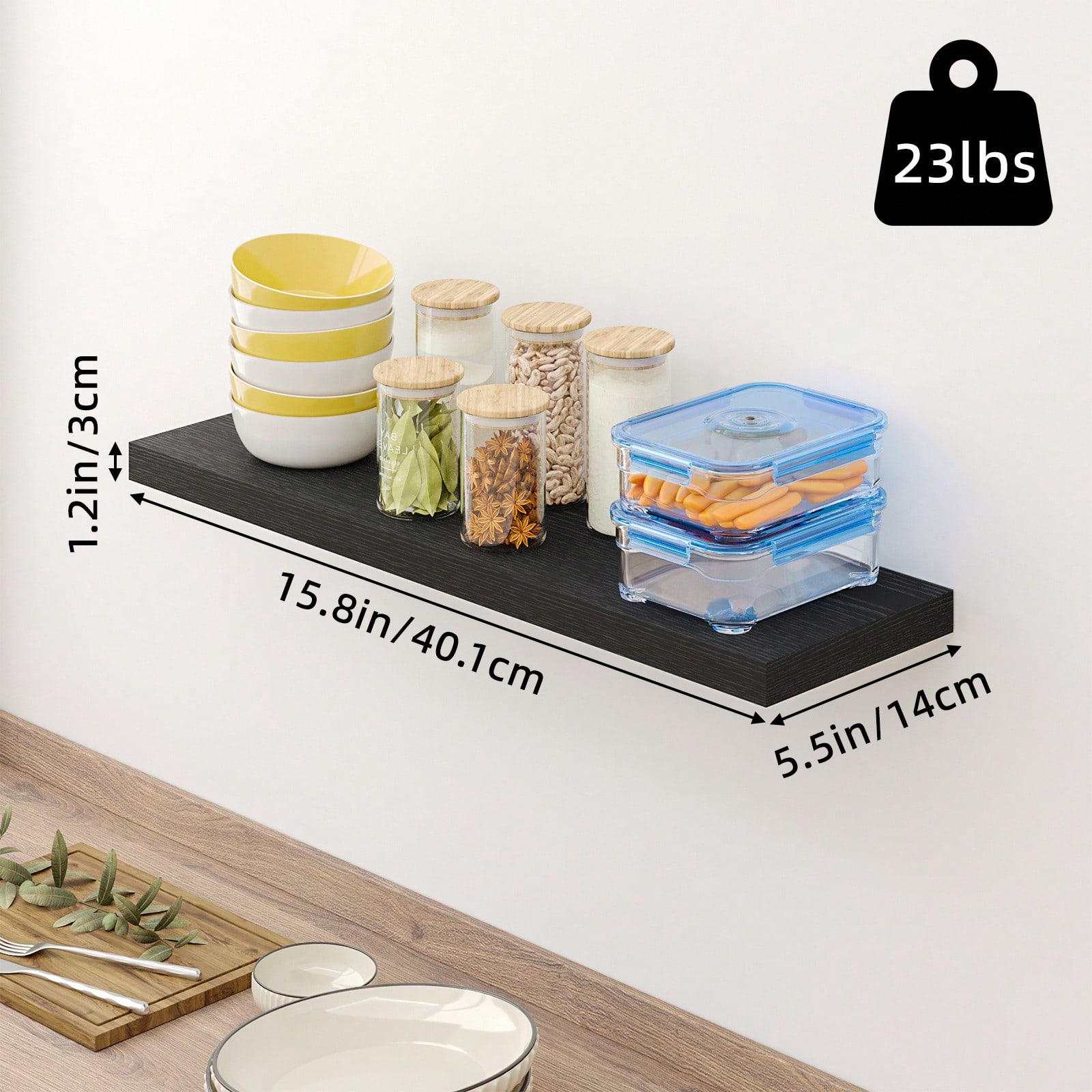 4 قطع من الأرفف العائمة الحديث - مراجعة Home Bar Shelves وسعره